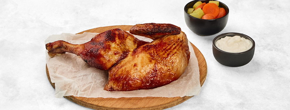 Half Rotisserie Plain